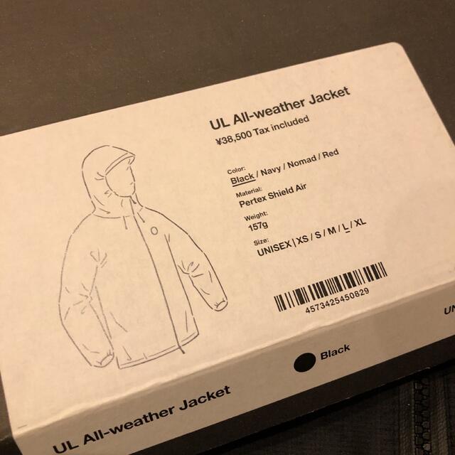 山と道 UL All-weather Jacket サイズ L 美品 メンズのジャケット/アウター(その他)の商品写真
