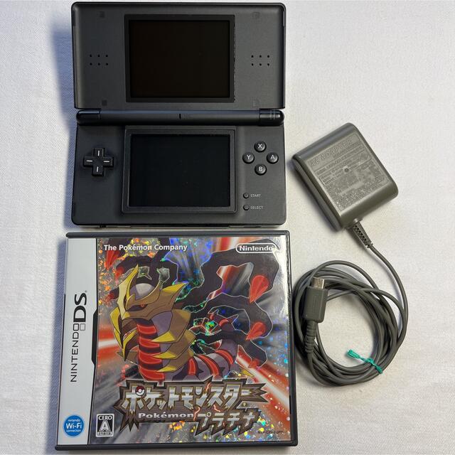 白 フリル付 ポケモン プラチナ DS Lite本体 すぐ遊べる