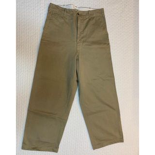 オーラリー(AURALEE)のAURALEE  WASHED FINX CHINO WIDE PANTS(チノパン)