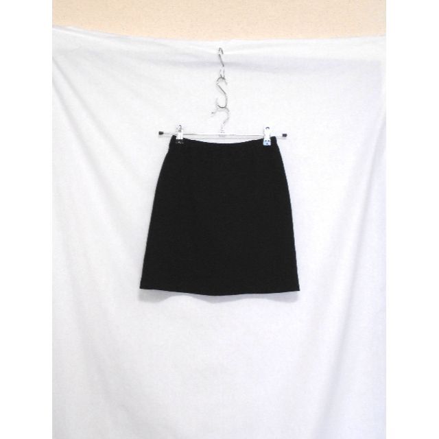 agnes b.(アニエスベー)の美品 送料無料！　アニエスベー コットン ブラック ミニ スカート　日本製 レディースのスカート(ミニスカート)の商品写真