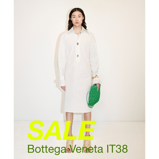 ホワイト素材【Final Sale】Bottega Veneta　ワンピース　IT38