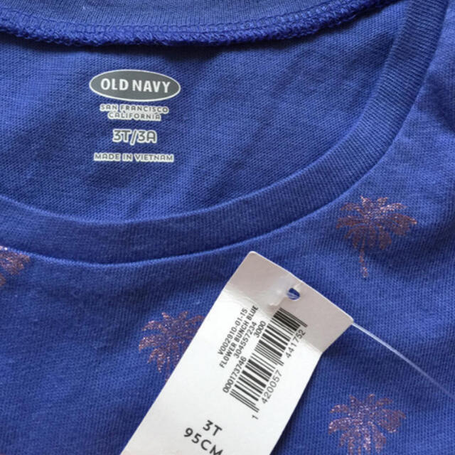 Old Navy(オールドネイビー)の新品 OLD NAVY オールドネイビー タンクトップ サイズ 3T  キッズ/ベビー/マタニティのキッズ服女の子用(90cm~)(Tシャツ/カットソー)の商品写真