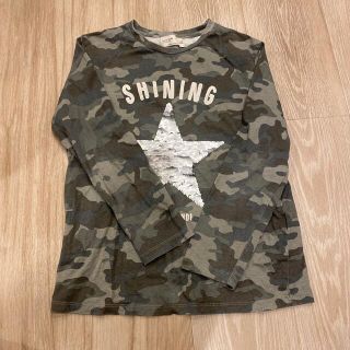 ザラキッズ(ZARA KIDS)のZARA kids ロンT 迷彩 星 (Tシャツ/カットソー)