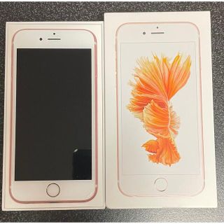 アップル(Apple)のiPhone6s 16GB ローズゴールド　(スマートフォン本体)