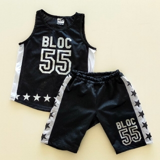 ブロック(BLOC)のBLOC ランニング　短パン　　ハーフパンツ　上120　下110　スポーツ　上下(Tシャツ/カットソー)