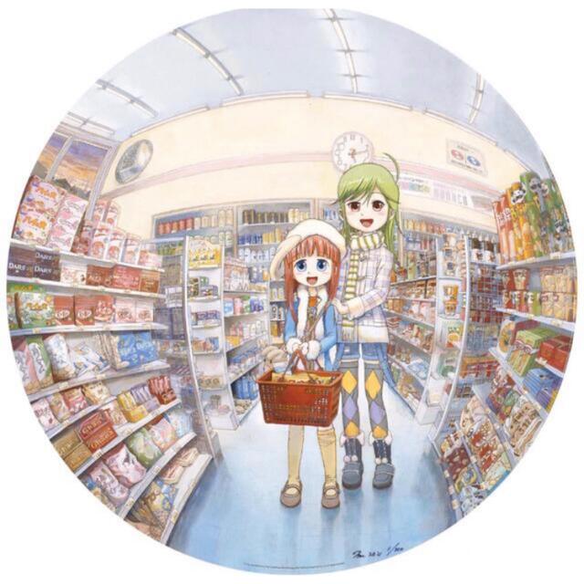 夕方おねえちゃんとコンビニ　ポスター美術品/アンティーク