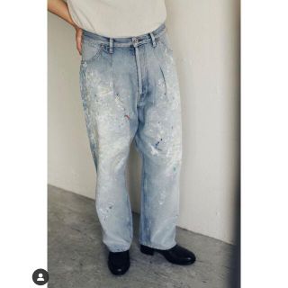 コモリ(COMOLI)の2022SS HERILL Denim Splash Tuck 4PK デニム (デニム/ジーンズ)