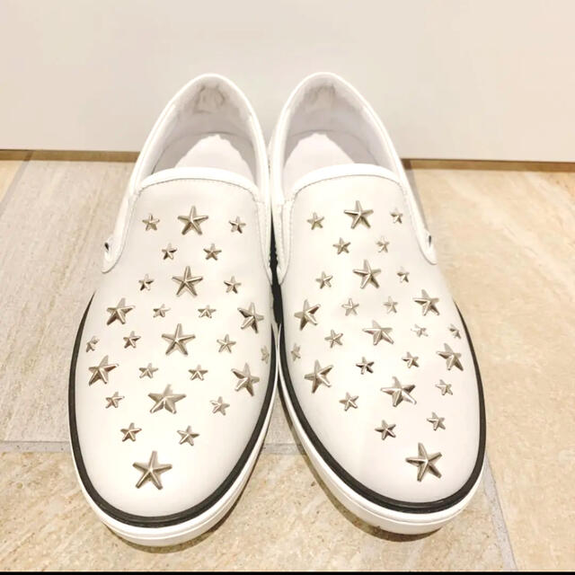 現金特価 専用です Jimmy Choo スリッポン スニーカー Gunmetal