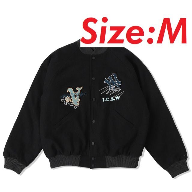 genzai Vanish Jumper スタジャン M 黒 Black