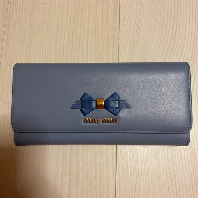 miumiu(ミュウミュウ)のchiiさん専用 MIU MIU リボン長財布 レディースのファッション小物(財布)の商品写真