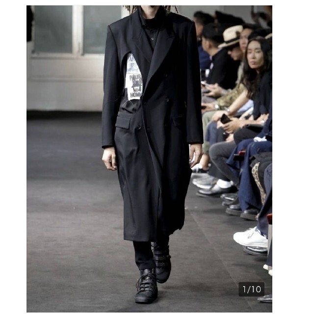 Yohji Yamamoto 定価20万 19ss 穴あきドクターコート - www ...