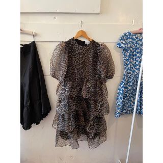 ロンハーマン(Ron Herman)の最終価格❤️‍🔥❤️‍🔥GANNI leopard onepiece.(ひざ丈ワンピース)