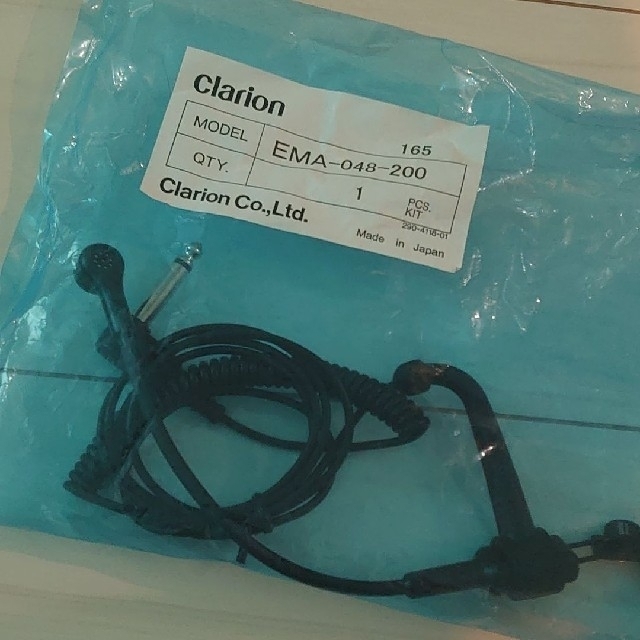 無指向性電源EMA-048-200  clarion　エレクトレットマイク　路線バス乗務員用