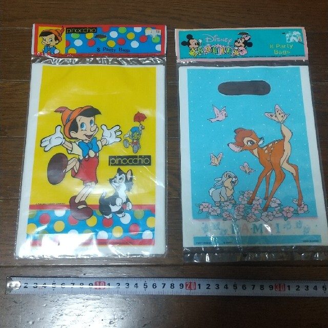 Disney - 【新品未使用】バンビ&ピノキオ ビニールバッグ 各8枚入り 450,000円