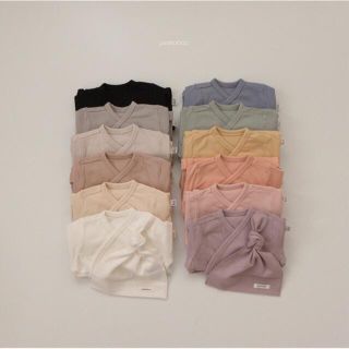 韓国子供服　12color new born set 新生児服　新生児肌着(肌着/下着)