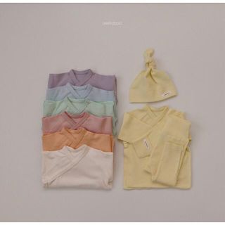 韓国子供服　spring new born set ベビー肌着　ベビーロンパース(肌着/下着)