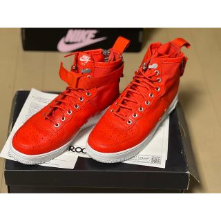 ナイキ(NIKE)のAF-1 MID オレンジ(スニーカー)