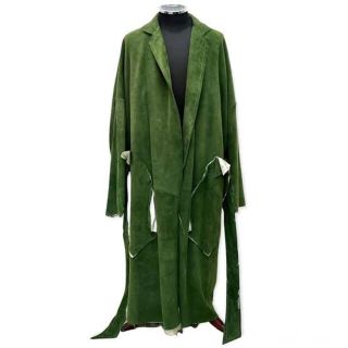 ジョンローレンスサリバン(JOHN LAWRENCE SULLIVAN)の18aw sulvam suede over coat 27万　試着のみ(チェスターコート)