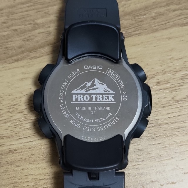 CASIO(カシオ)の腕時計 プロトレック ソーラー PRG-330-1AJF メンズ ブラック メンズの時計(腕時計(デジタル))の商品写真