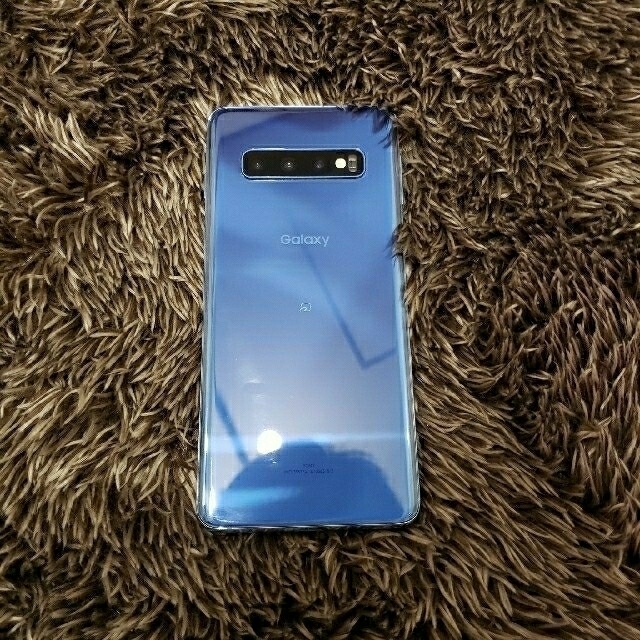 【SIMロック解除済】au Galaxy S10 Prism Blue