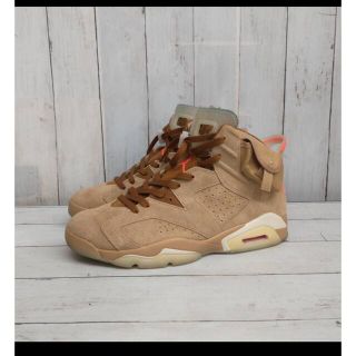 ナイキ(NIKE)のNIKE×TRAVIS SCOTT/AIR JORDAN 6(スニーカー)