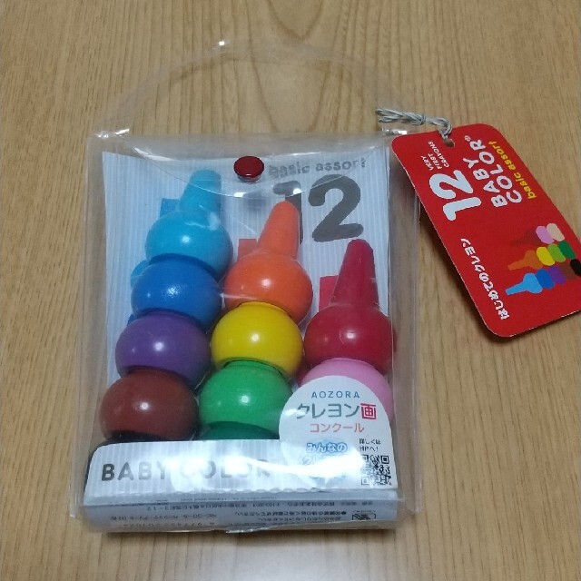 ベビー コロール クレヨン  12色 キッズ/ベビー/マタニティのおもちゃ(知育玩具)の商品写真