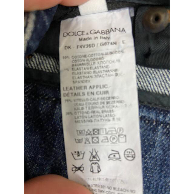 DOLCE&GABBANA(ドルチェアンドガッバーナ)のお値下げ　ドルガバ  美品　デニム　ミニスカート  デニムスカート　サイズ36 レディースのスカート(ミニスカート)の商品写真