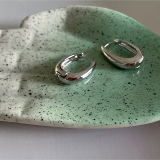 ドロップフープピアス(シルバー)(ピアス)