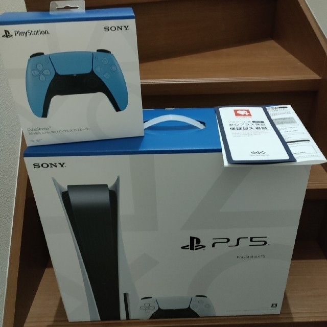 本物の - PlayStation PlayStation5 新品未使用品　合計3年保証 コントローラセット ＋ 家庭用ゲーム機本体