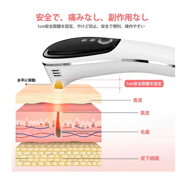 【大人気の商品❤️】脱毛器　IPL光脱毛　99万回照射　連続照射　全身適用　緑