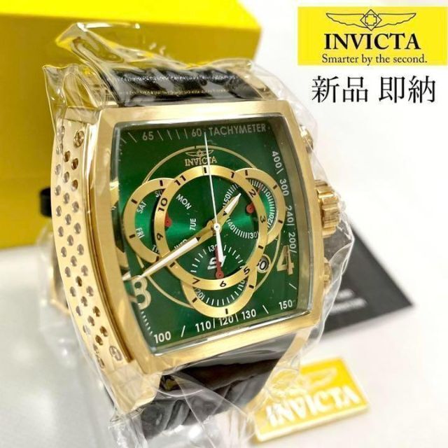 定価15万 インビクタ S1 ラリー ゴールド×グリーン メンズ腕時計 スイス製 | フリマアプリ ラクマ