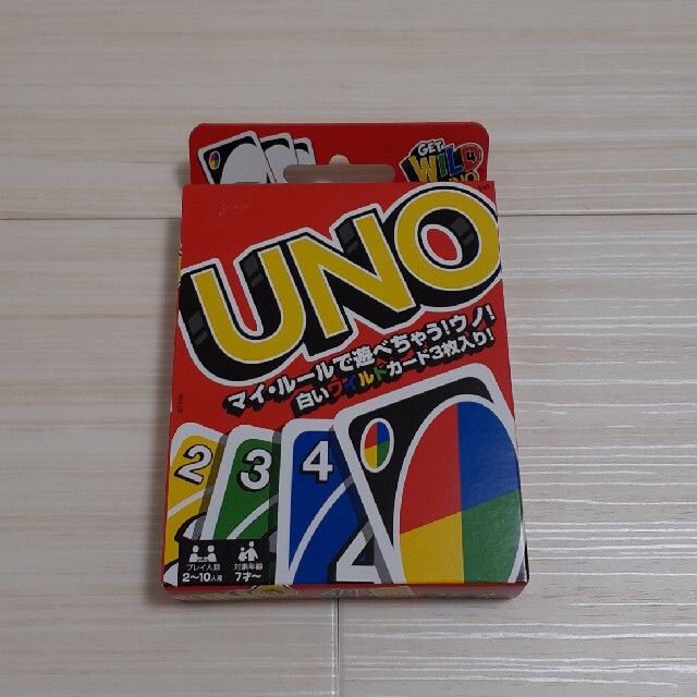 ウノ UNO 白いワイルドカード3枚入り カードゲームの通販 by roomoon's