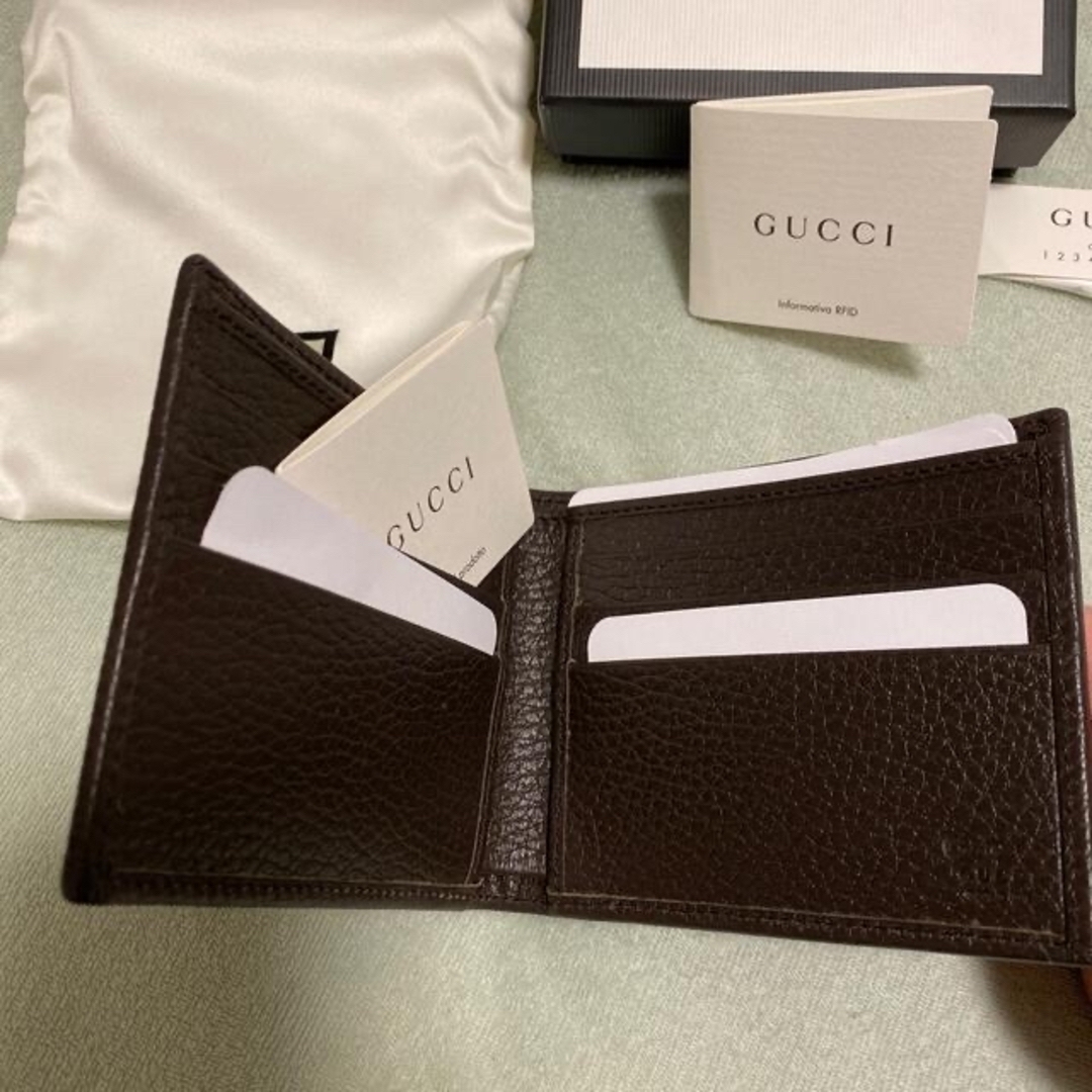 Gucci(グッチ)のGUCCI グッチ メンズ 二つ折り財布  新品 メンズのファッション小物(折り財布)の商品写真