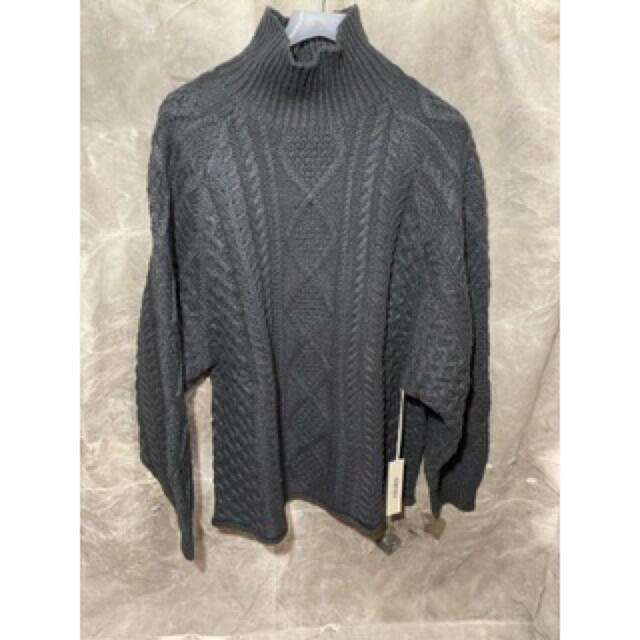 essentials CABLEKNIT TURTLENECKニット/セーター