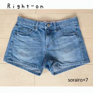 ライトオン(Right-on)のRight-on レディース デニムショートパンツ(ショートパンツ)