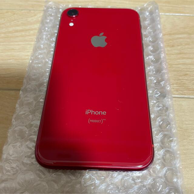 美品】iPhone XR 64GB レッド SIMフリー-