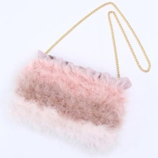 ハニーサロン(Honey Salon)の美品♡ハニーサロン♡ファー クラッチ バッグ(クラッチバッグ)