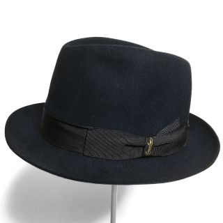 ボルサリーノ(Borsalino)のBorsalino ボルサリーノ ハット ネイビー 中古(ハット)