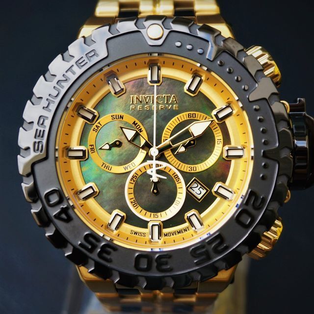 ド迫力★内転式ベゼル搭載 INVICTA Sea Hunter 37000