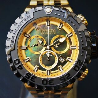 インビクタ(INVICTA)のインビクタ『Sea Hunter 34595』★ケース57mm★防水500ｍ(腕時計(アナログ))