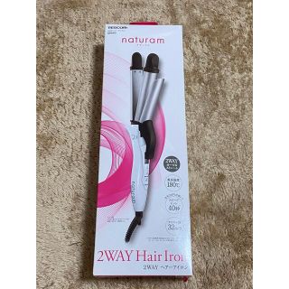 テスコム(TESCOM)のテスコム ナチュラル  2WAY ヘアーアイロン ホワイト NPW632-W(1(ヘアアイロン)