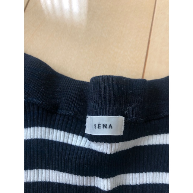 IENA(イエナ)のIENA イエナ NAOS フレンチスリーブプルオーバー　ボーダー レディースのトップス(シャツ/ブラウス(半袖/袖なし))の商品写真