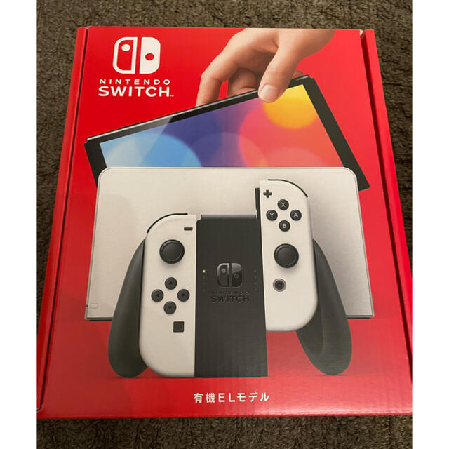 新品未開封　Nintendo Switch有機EL ホワイト有り家電量販店レシート