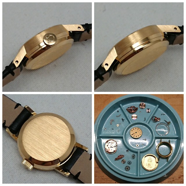 OH済 1967年製 オメガ デビル K18金無垢レディース カットガラス OH済 1967年製 オメガ デビル K18金無垢レディース カットガラス