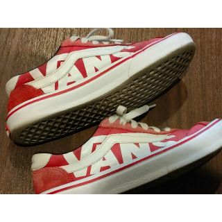 ヴァンズ(VANS)のバンズ　スニーカー　レッド　レディーススニーカー(スニーカー)