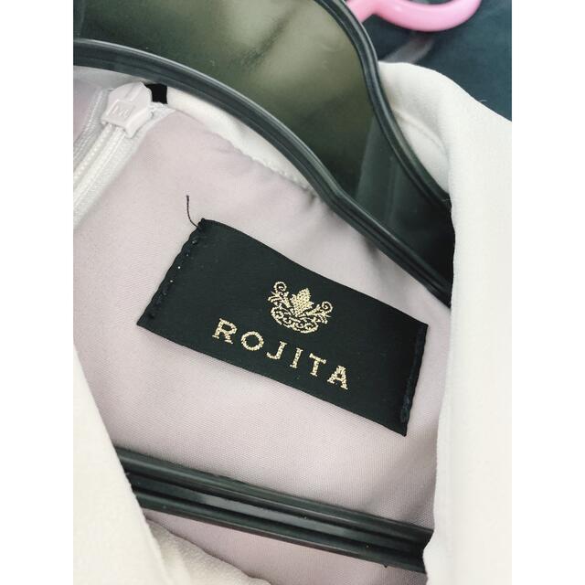 ROJITA(ロジータ)のrojita ホワイトカラーチェックワンピース レディースのワンピース(ひざ丈ワンピース)の商品写真