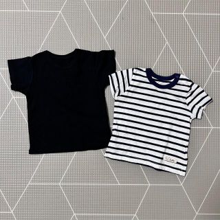 ニシマツヤ(西松屋)のベビー服　70サイズ　Tシャツ　2枚セット(Ｔシャツ)