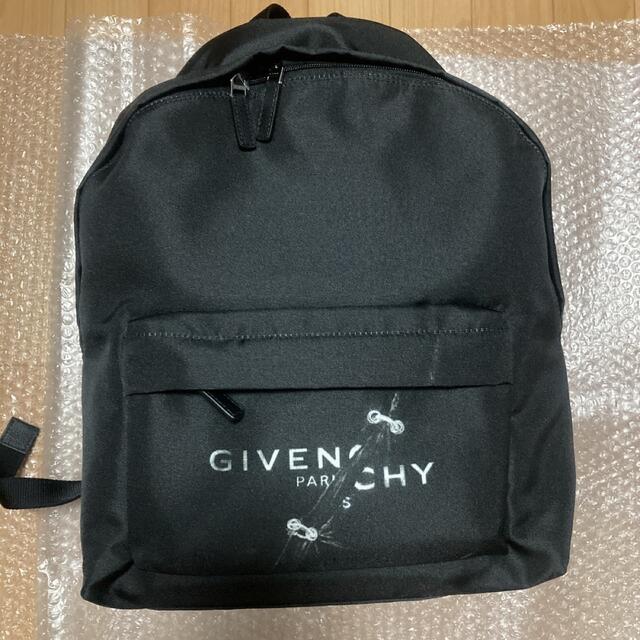 GIVENCHY ブラック ナイロン バックパック BK508HK17P