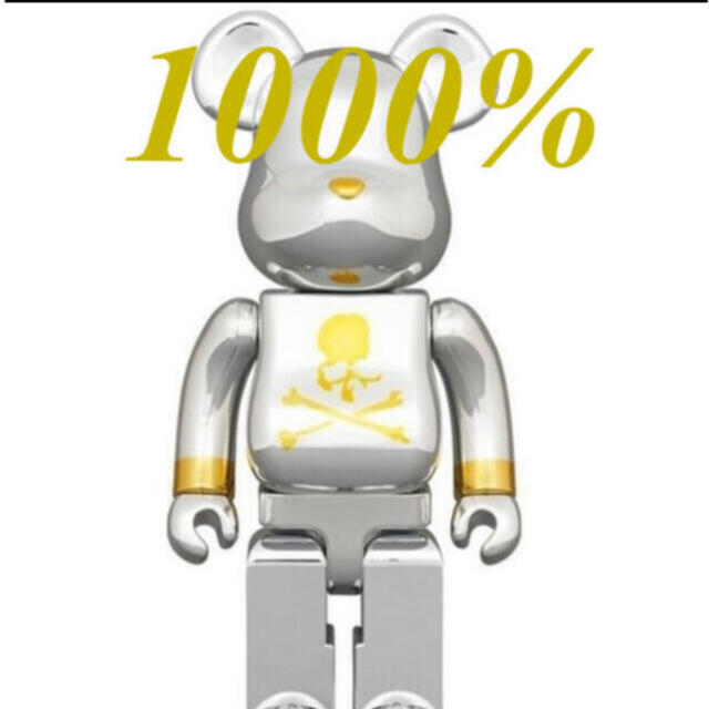 BE@RBRICK mastermind JAPAN SILVER 1000％