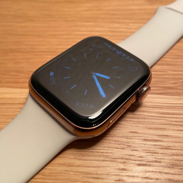 Apple Watch4 ゴールドステンレス